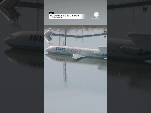 Planes Underwater in Brazil Flooding - May 7,  2024