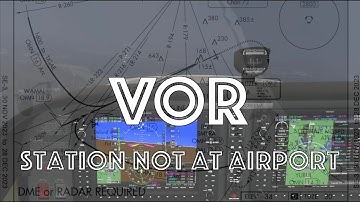 How to Shoot a VOR Approach (Station not at the airport)? | Real Flight Instructor