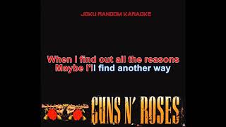 Guns N' Roses - Estranged [Karaoke]