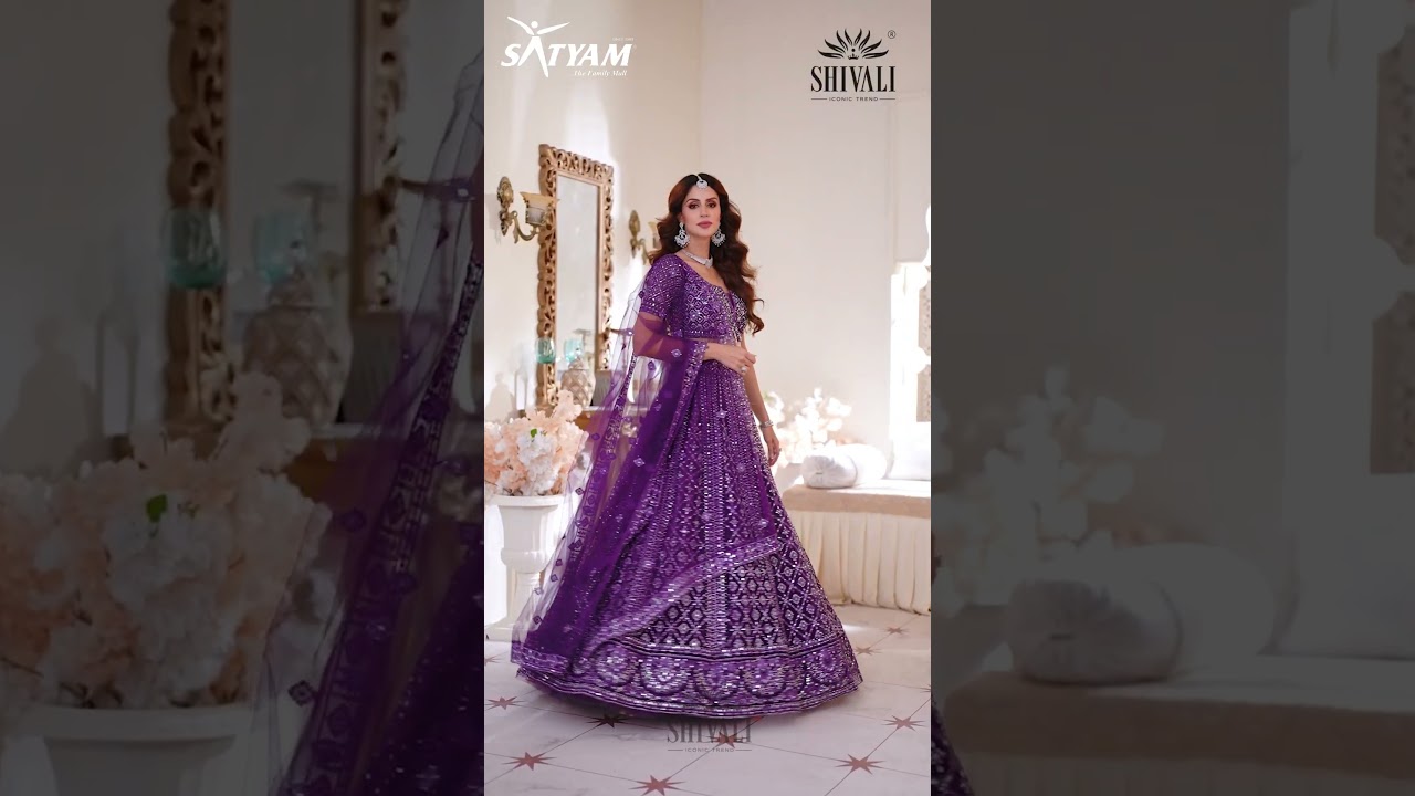 Satyam Mall Nagpur - Purple Lehenga for Wedding | Royal Wedding Collection 2025