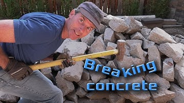 How to break concrete and break a sweat!