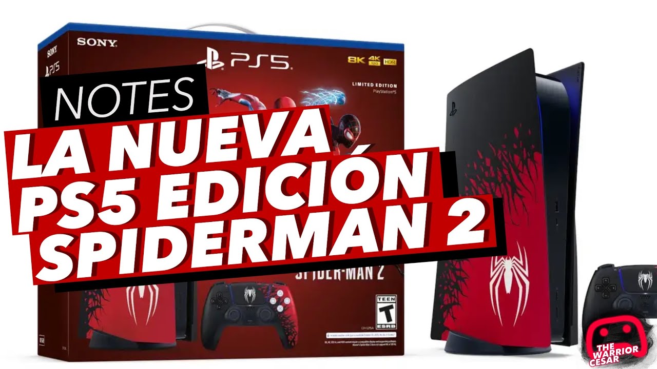 La Nueva PS5 Edición Spiderman 2 - Toda la Información Preventa y