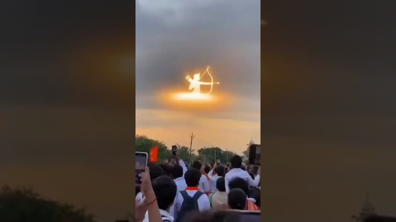 JAY SRI RAM 🚩 आज दिल्ली में देखा गया देश के राम  