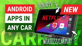 Android Apps + CarPlay + Android Auto IN ANY CAR! | Carpuride W701 Plus Portable Display Review