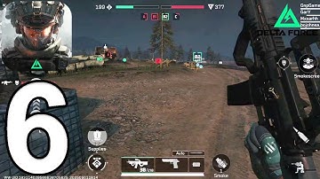 Delta Force Mobile - Gameplay Walkthrough Part 6 - Trench Lines Night (iOS, Android)