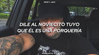 Nicky Jam - El Amante ( Letras ) 