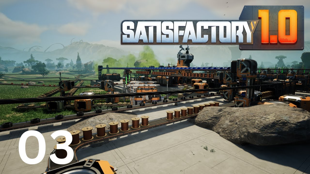 Reinforced Plates, Rotors and Modular Frames | Satisfactory S01 E03 ...