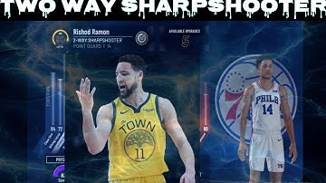 2k21 TWO-WAY SHARPSHOOTER BUILD UPDATE (BADGES, ANIMATIONS, ATTRIBUTES,) BEST BUILD ???