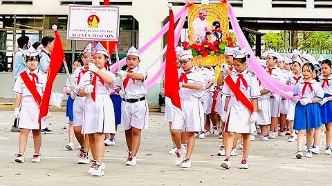 Phần thi Diễu hành, Liên đội trường TiH Nguyễn Thái Sơn, Q3.