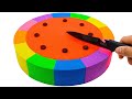 Satisfying Video l How To Make Kinetic Sand Watermelon Fruit Cutting ASMR