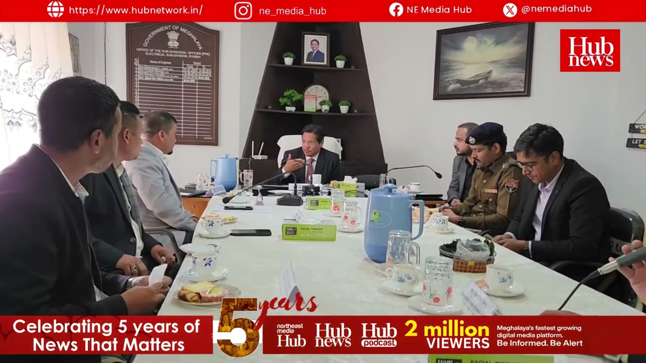 Conrad Sangma Reviews PHE Schemes; Mandates Water for Schools/Anganwadis