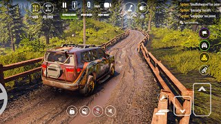 Toyota Land Cruiser SUV Offroad muddy gameplay| Offroad League Online | iOS wheel screenshot 4