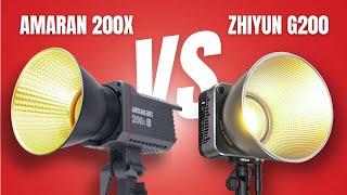 أفضل مصباح LED بقوة 200 واط؟ | مراجعة مقارنة بين Amaran 200x و Zhiyun G200 screenshot 1