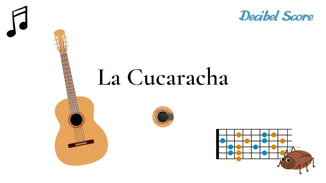 La Cucaracha | Tuto de guitarra con acordes Acordes - Chordify