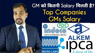 Big Companies GM Salary and Facilities