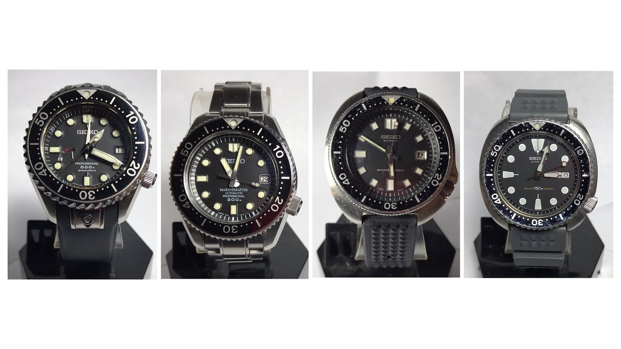 Seiko Dive Watch Design Review: 62MAS/6105/6309/MM300/MM600 - YouTube