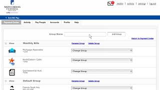 Online Banking Bill Pay - Organize Your List
