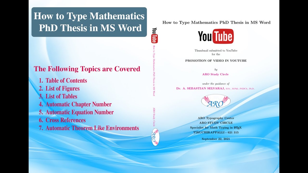 applied mathematics phd thesis