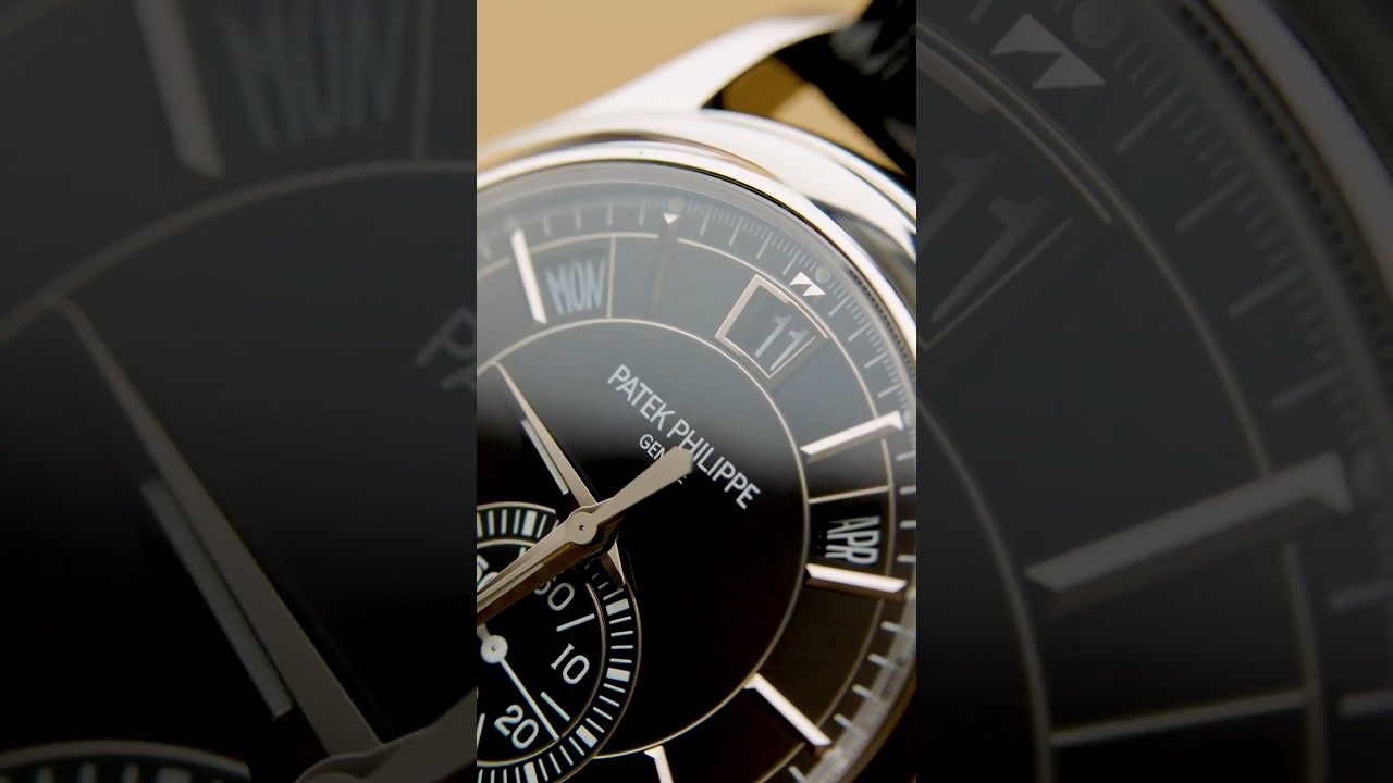 Patek Philippe Complications Annual Calendar Black Dial Platinum Watch 5905 l SwissWatchExpo