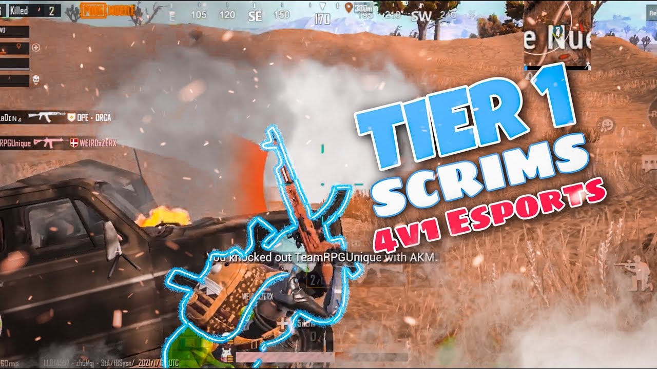 Tier 1 Scrims Domination | iPhone X | 4v1 Esports | Pubg Mobile | Montage