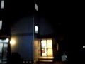 ハイパワーLEDライト広角鋭角切替の様子