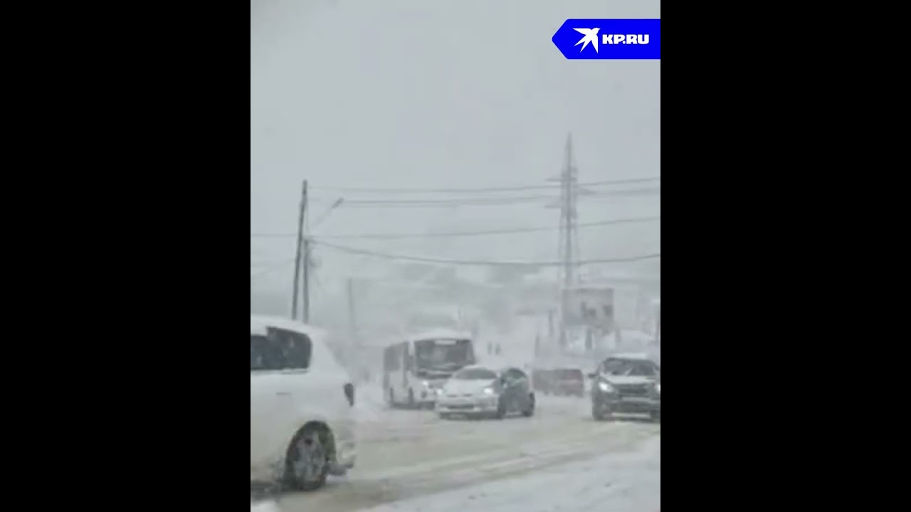 Снегопад во Владивостоке 12.03.2023