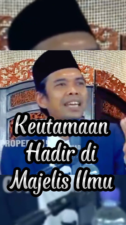 Download lagu Keutamaan Hadir di Majelis Ilmu / Ngaji | Ustadz Abdul Somad Lc Ma | UAS