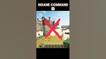 Insane Minecraft Command 🤯 #minecraft #shorts