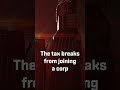 The tax breaks from joining a corporation  #eveonline #gaming