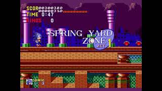 Sonic 1 Special Stage But On Title Screen Zone 0C