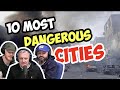 The 10 MOST DANGEROUS CITIES in AMERICA REACTION!! | OFFICE BLOKES REACT!!