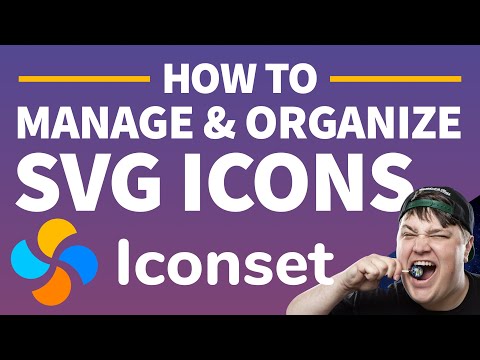 Iconset के साथ आइकन और SVG फ़ाइलें सहेजें और व्यवस्थित करें