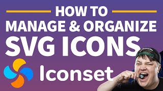Save & Organize Icons and SVG Files with Iconset