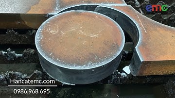 Máy cắt sắt cnc Oxy/gas - Plasma EMC-3000 cắt tôn 70mm siêu mịn #cnc