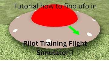 Tutorial how to get ufo in Pilot Training Flight Simulator