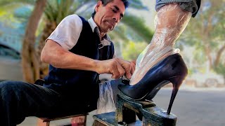 Getting My New High Heels Shiny Street Shoe Shine By Tomas El Buki In Mexico City Asmr Sounds