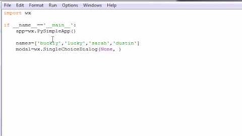 wxPython Programming Tutorial - 14 - Choice List Dialog