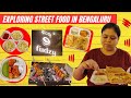 Best street food ll exploring street food in    ll yummy food ll fudzy review nri layout