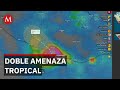 Tormentas tropicales Boris y Cristina avanzan simultáneamente sobre México y Centroamérica