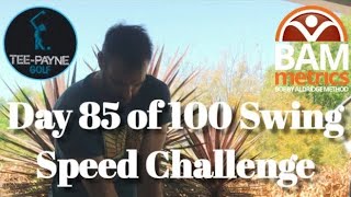 Can 50 Yr Old Golfer Swing 125mph? #golf #golfer #golfswing #power #speed #100dayschallenge #masters