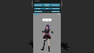 AI Avatar v7 Demo #AI #Avatar #VRoid #VRM #VTuber #Threejs #WebDev