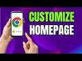 How to Customize Google Chrome Homepage on Mobile Step by Step