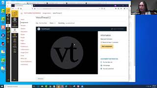 New Assignments VoiceThread