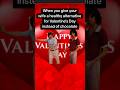 When You Don't Buy Your Wife Chocolate For Valentine's Day #valentinesday #valentine #valentines