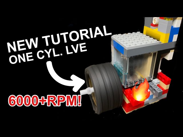 LEGO Vacuum Engine Tutorial - HIGH PERFORMANCE 