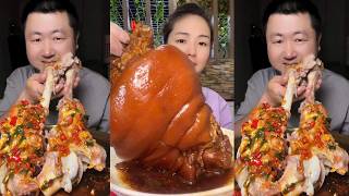 Mukbang Yang Zai Food Eat Braised Lamb Leg, Spicy Lamb Leg, Braised Pork Knuckle