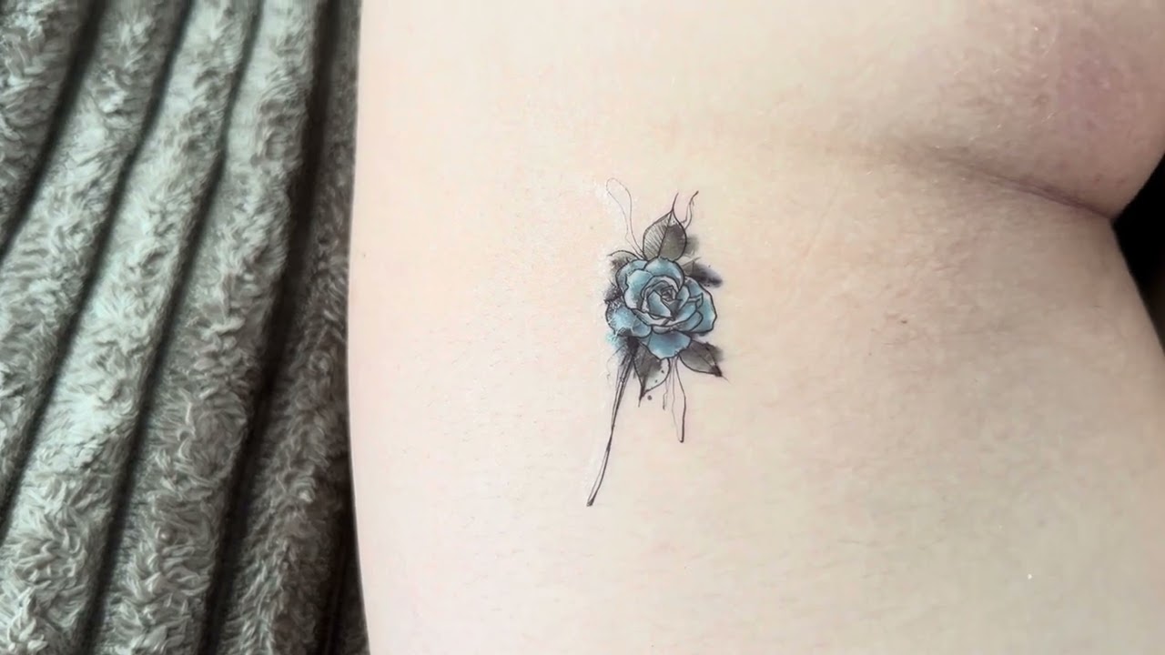 Behind my ear tattoos that are small but meaningful