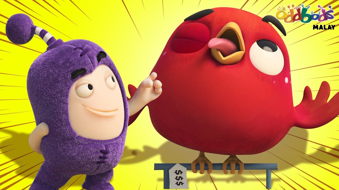 Oddbods Burung Binatang  Kartun  Lucu  untuk Kanak Kanak 