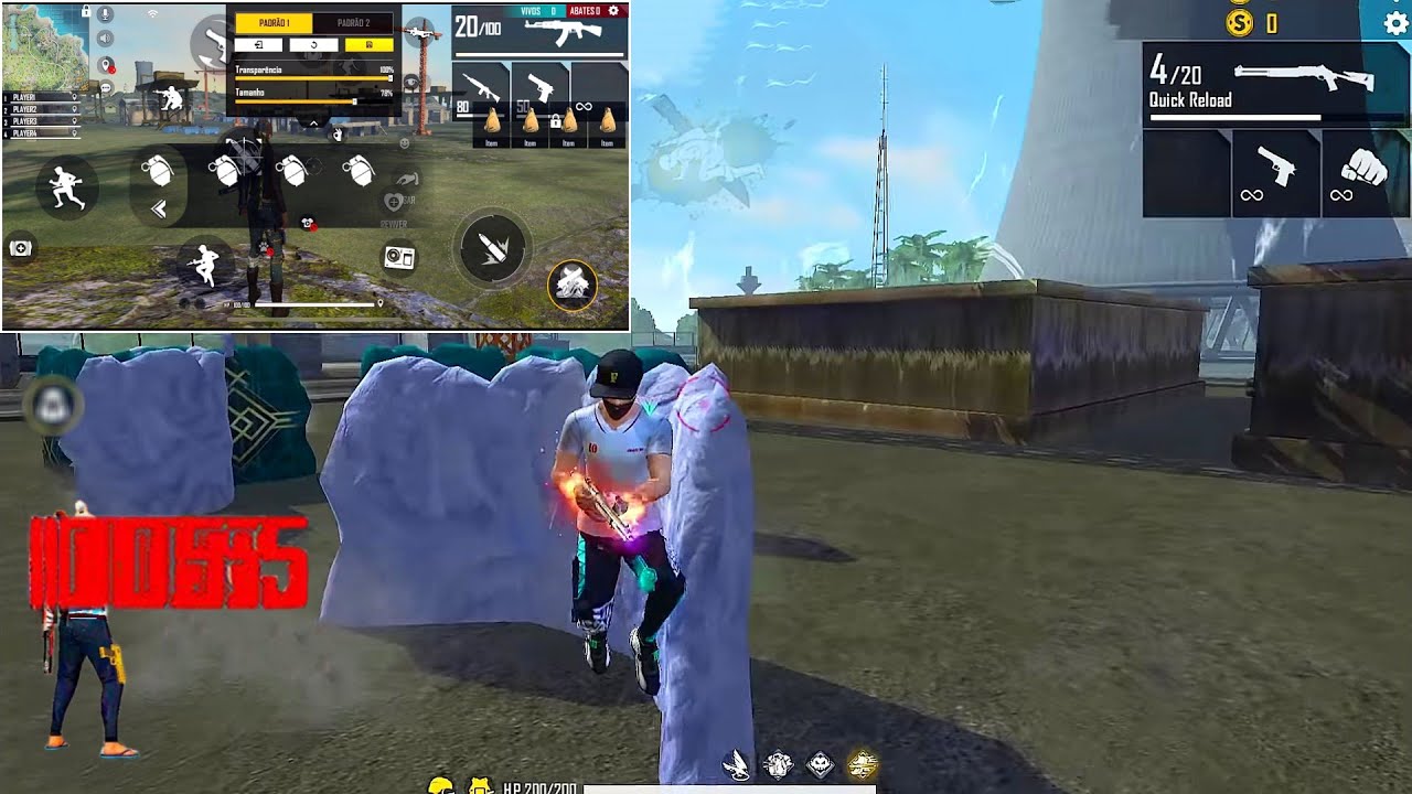 My Settings ⚙️😍 + Hud + Dpi | Galaxy a10 Free Fire Highlights🇮🇳