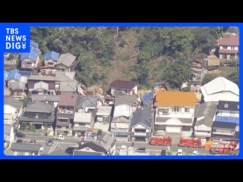 台風25号の影響続く…千葉･神奈川で土砂崩れ相次ぎ7人死亡　茂原市の土砂崩れで新たに1人死亡　まだ5人と連絡取れず　住宅被害も相次ぐ｜TBS NEWS DIG